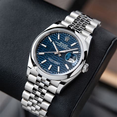 rolex datejust ii blue dial jubilee|rolex datejust 36mm blue dial.